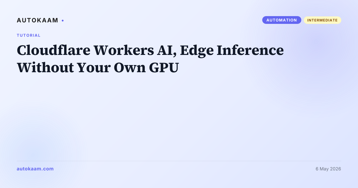Cloudflare Workers AI dashboard with model usage