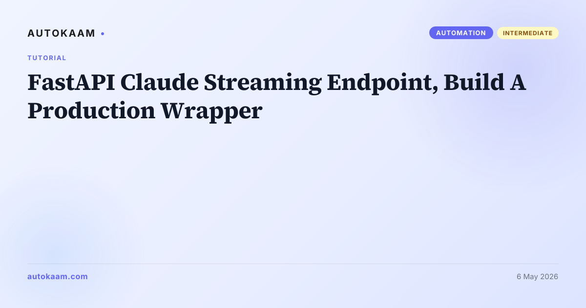 FastAPI server logs streaming Claude tokens