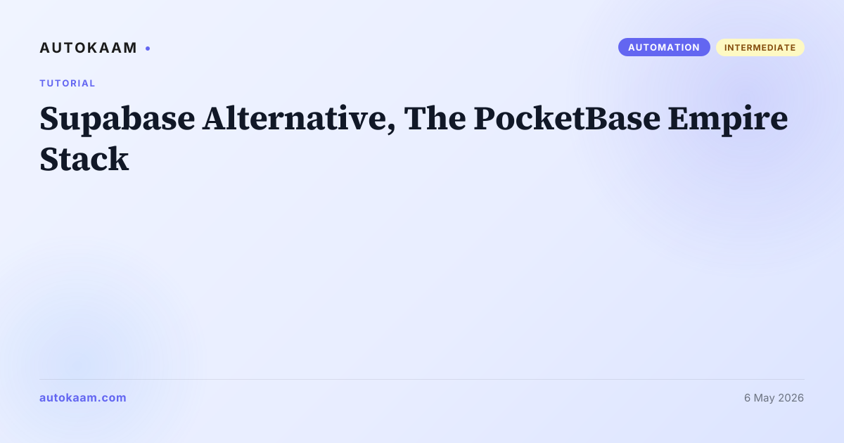 PocketBase admin and Supabase dashboard side by side