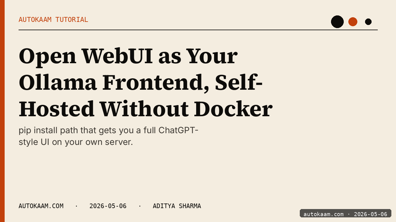 Open WebUI in my browser, family chat history