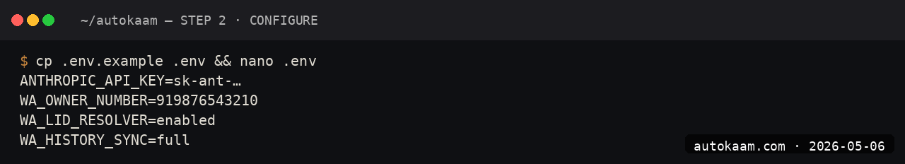 Baileys bot script in editor